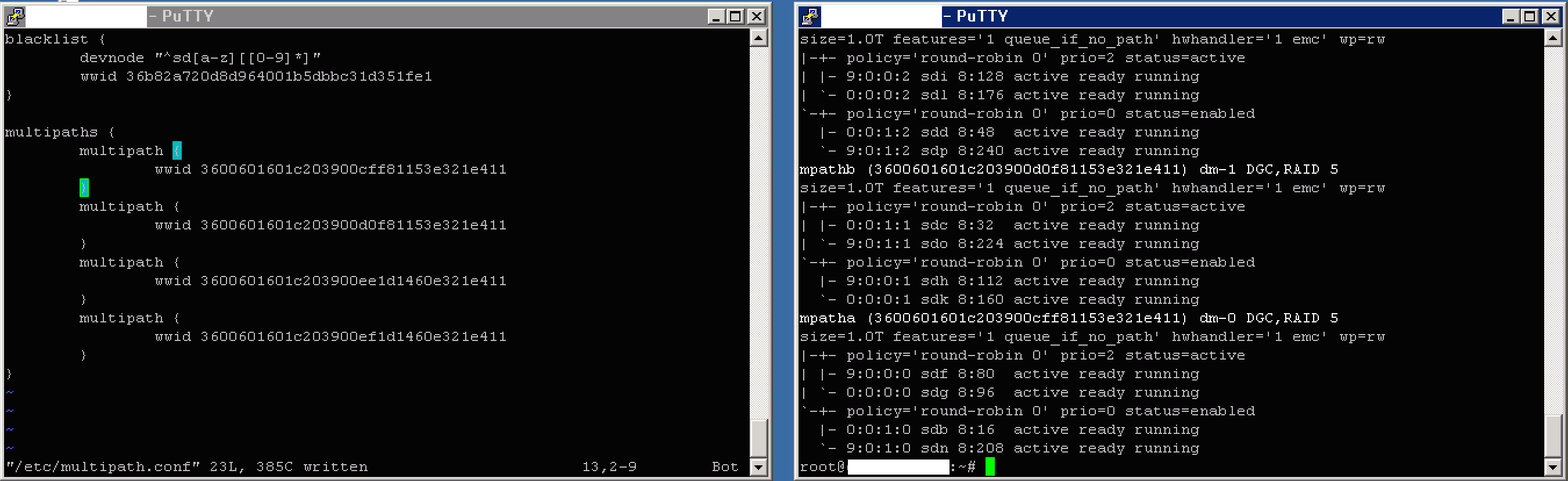 multipath default
